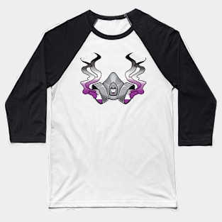 Asexual Gas Mask Baseball T-Shirt